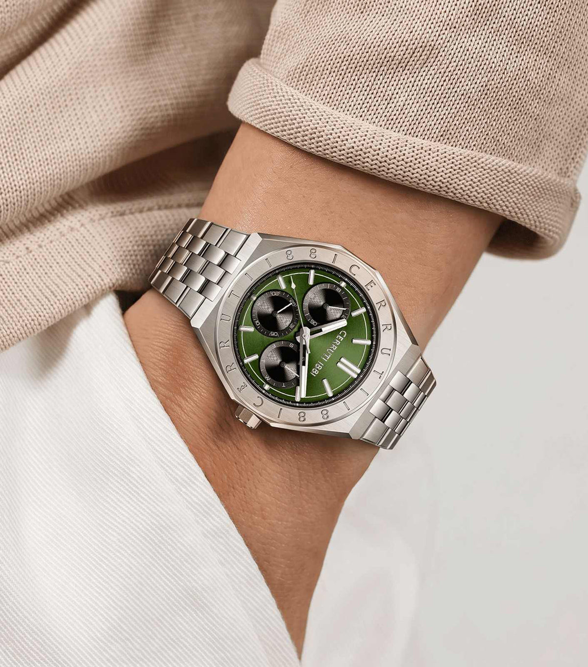 Cerruti 1881 Ravello Green Dial Men Watch