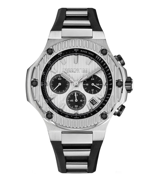 Cerruti 1881 Lucardo Black & White Dial Dial Gents Watch