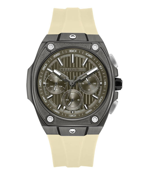 Cerruti 1881 Cavedago Khaki Dial Dial Gents Watch
