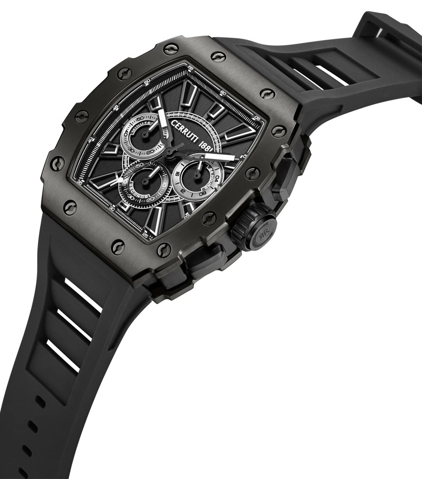 Men Gubbio Quartz Watch 43.5mmx46.5mm
