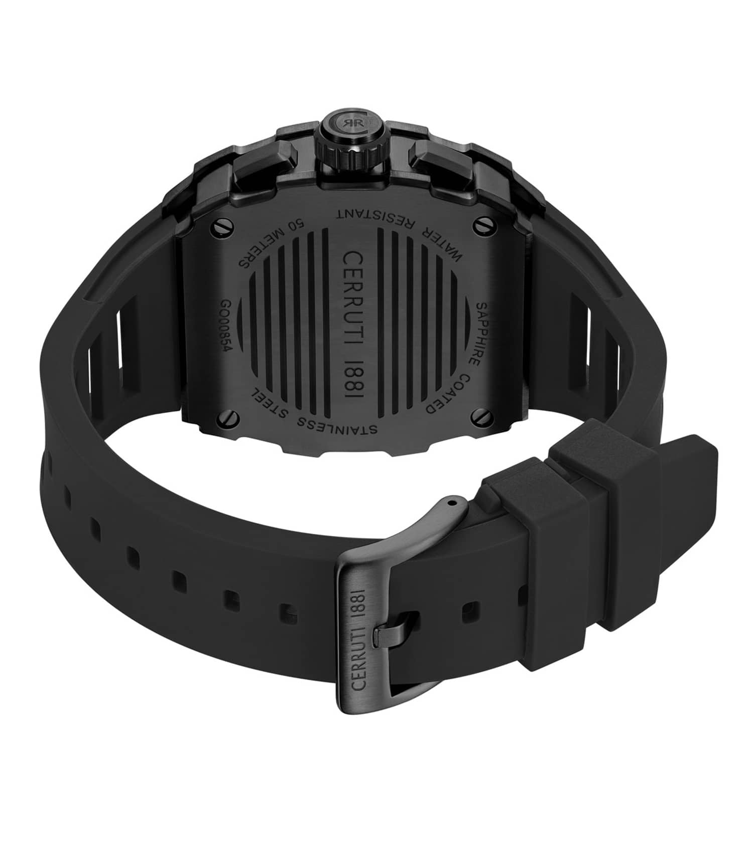 Men Gubbio Quartz Watch 43.5mmx46.5mm