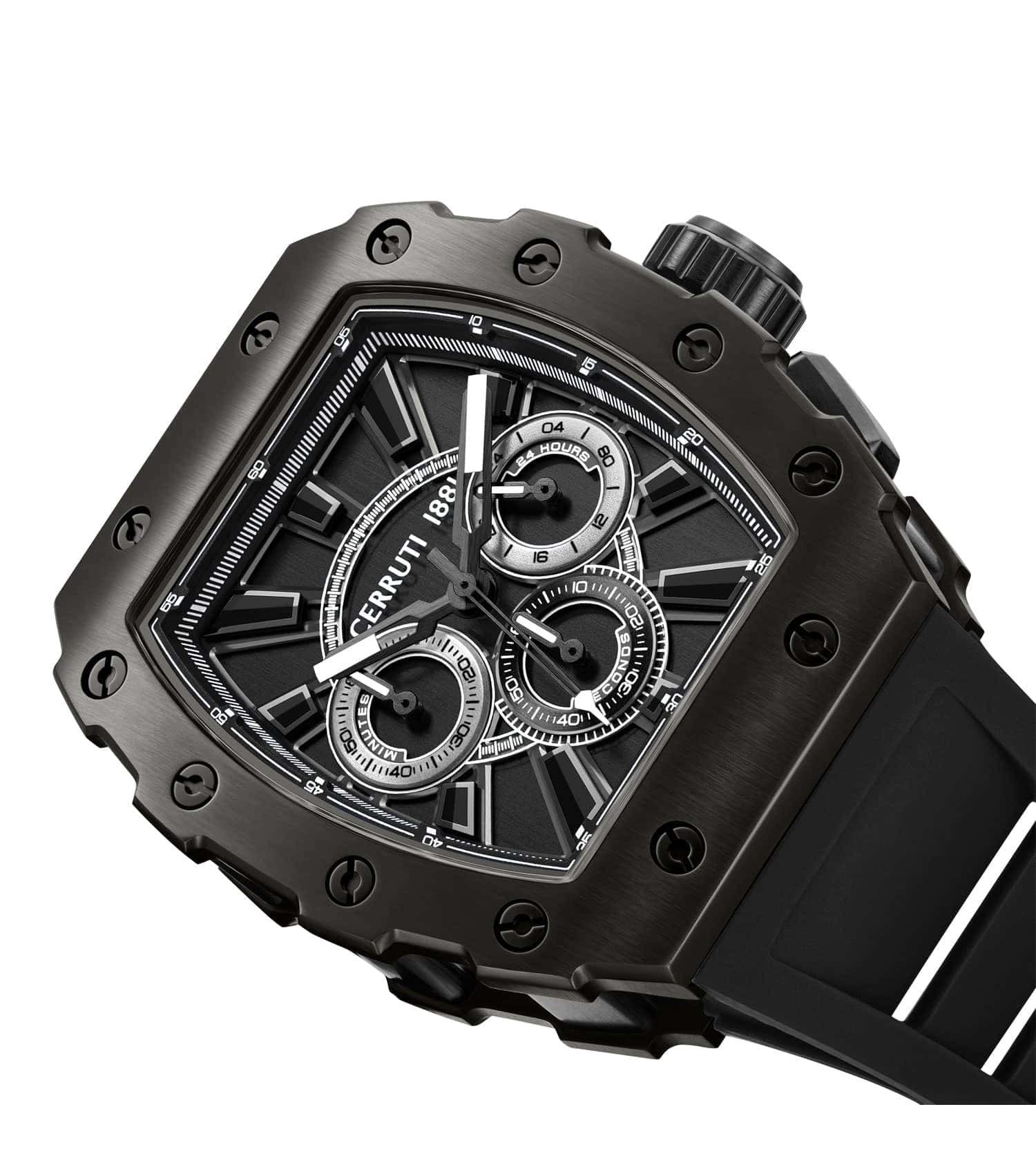 Men Gubbio Quartz Watch 43.5mmx46.5mm