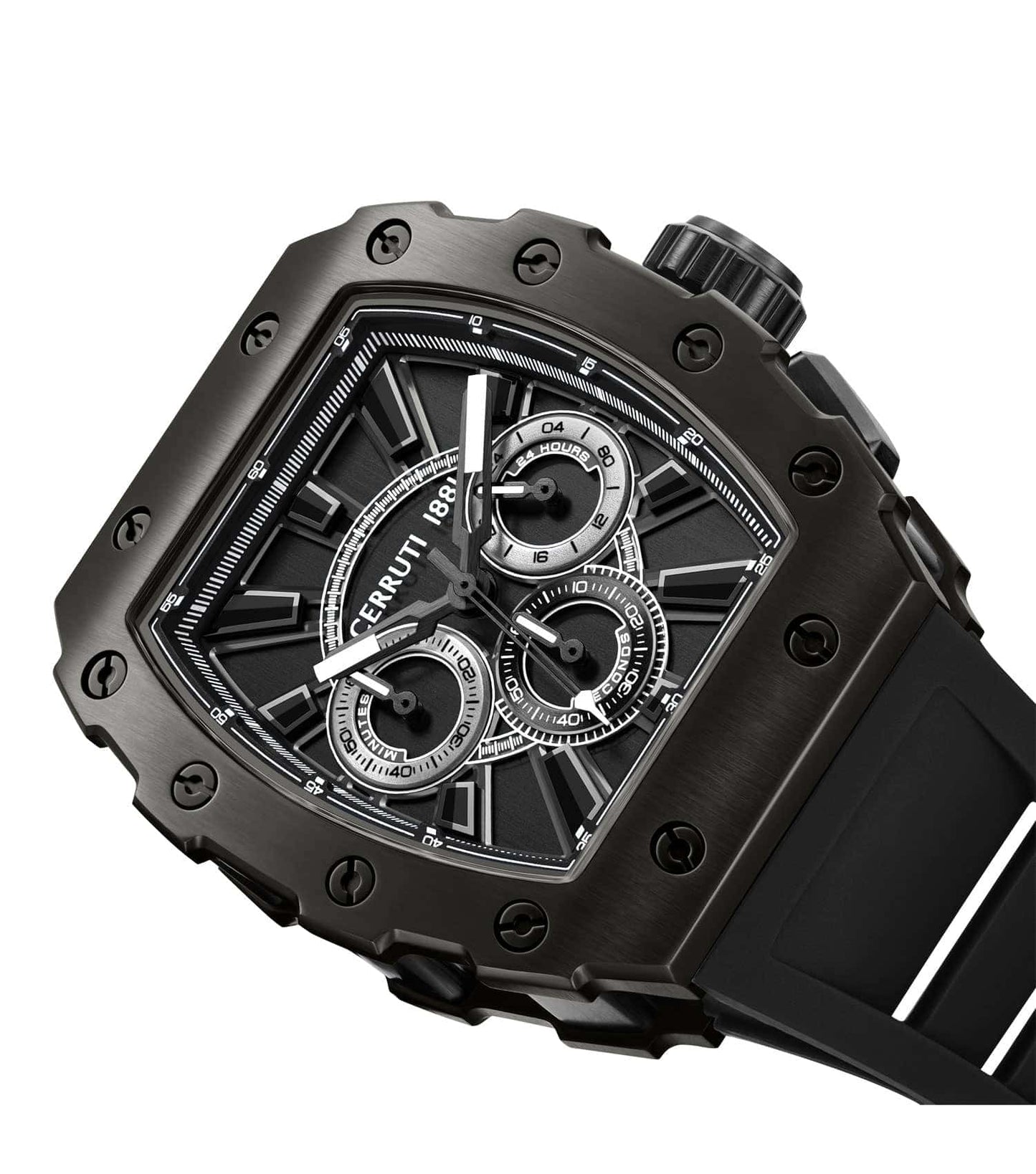 Men Gubbio Quartz Watch 43.5mmx46.5mm