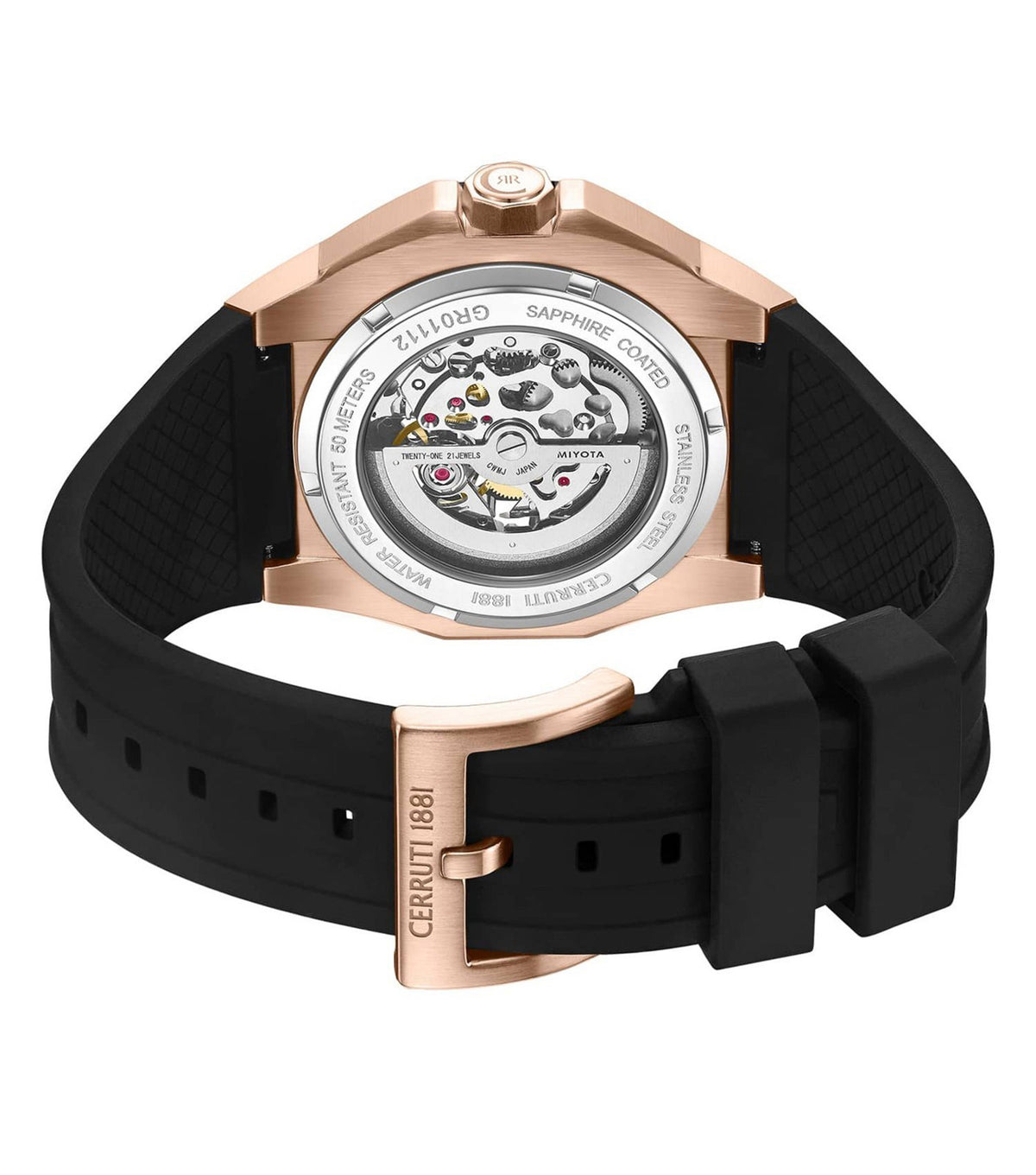 Cerruti 1881 Arrezo Black Dial Men Watch