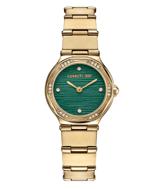 Cerruti 1881 Rendinara Green Dial Ladies Watch