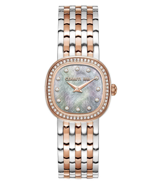 Cerruti 1881 Gresta White Mop Dial Ladies Watch