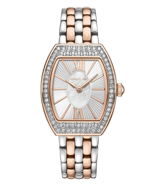 Cerruti 1881 Calliano White Mop Dial Ladies Watch