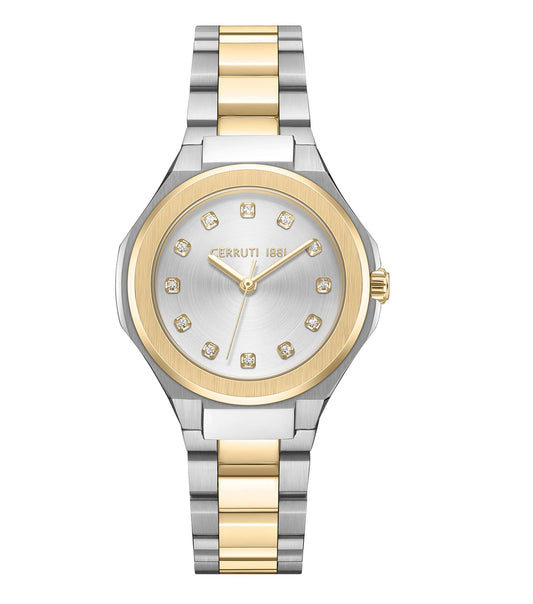 Cerruti 1881 Lucardo White Dial Ladies Watch