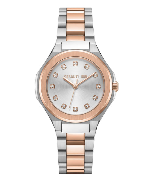 Cerruti 1881 Lucardo White Dial Ladies Watch