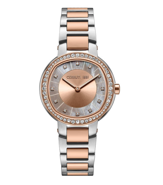 Cerruti 1881 Bellegra Pink Mop Dial Ladies Watch
