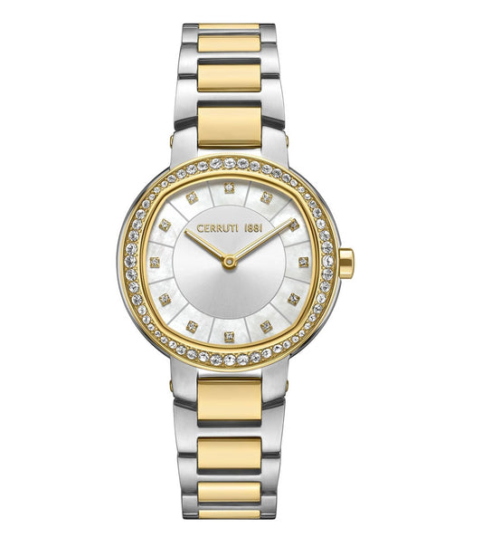 Cerruti 1881 Bellegra White Mop Dial Ladies Watch