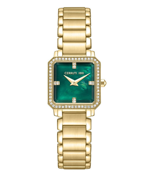 Cerruti 1881 Perugia Green Mop Dial Ladies Watch