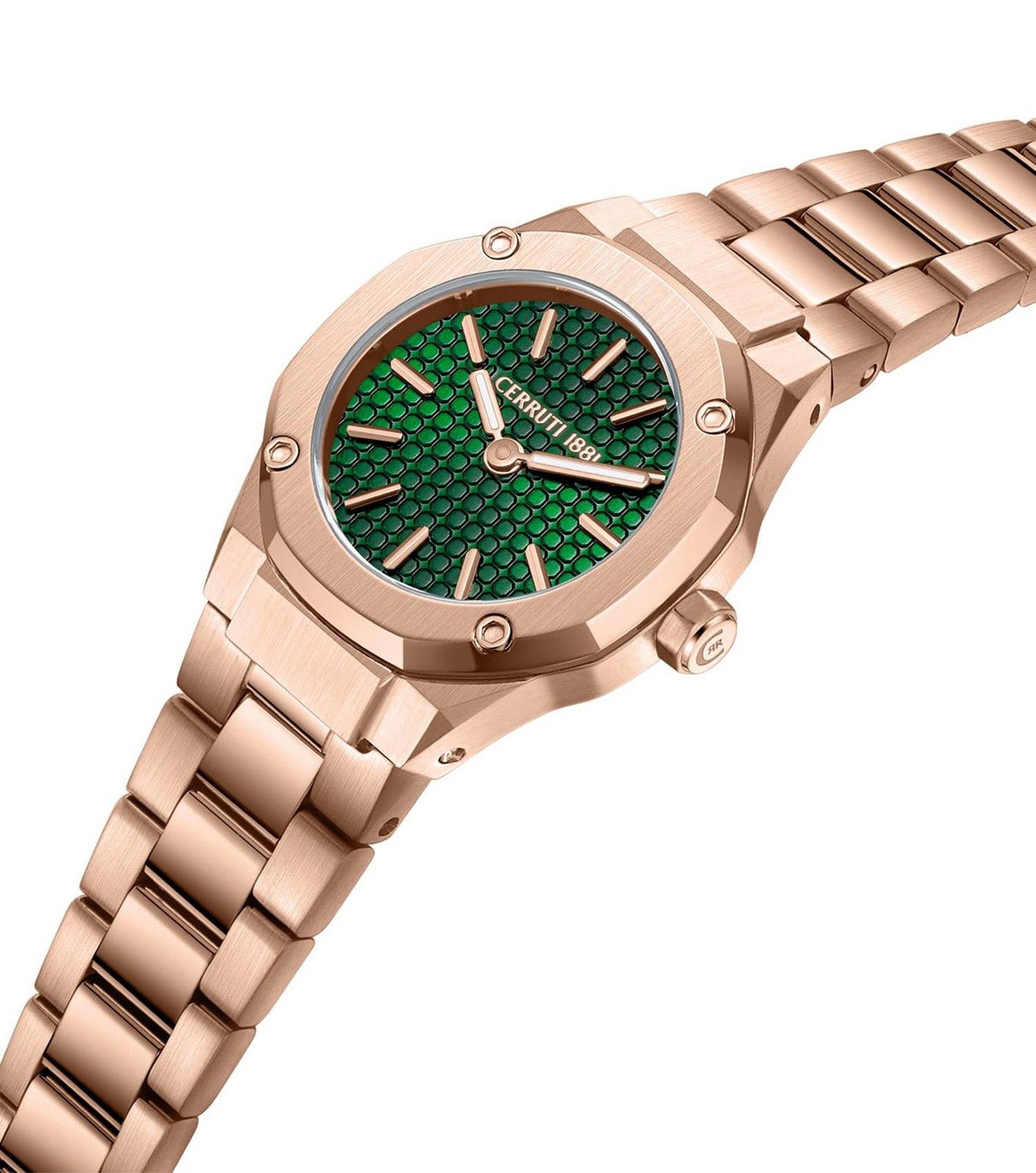 Cerruti 1881 Razzuolo 
Small Size Green Dial Women Watch