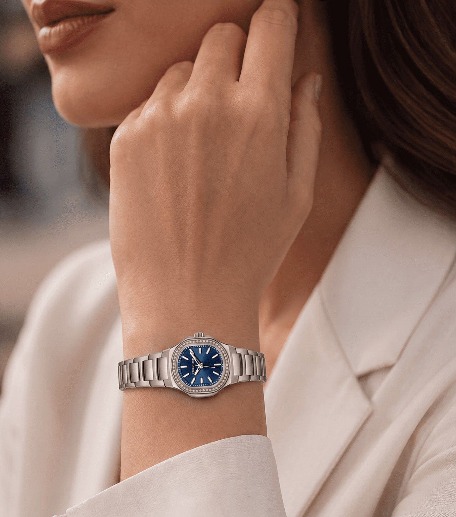 Cerruti 1881 Trento Lady Blue Dial Women Watch