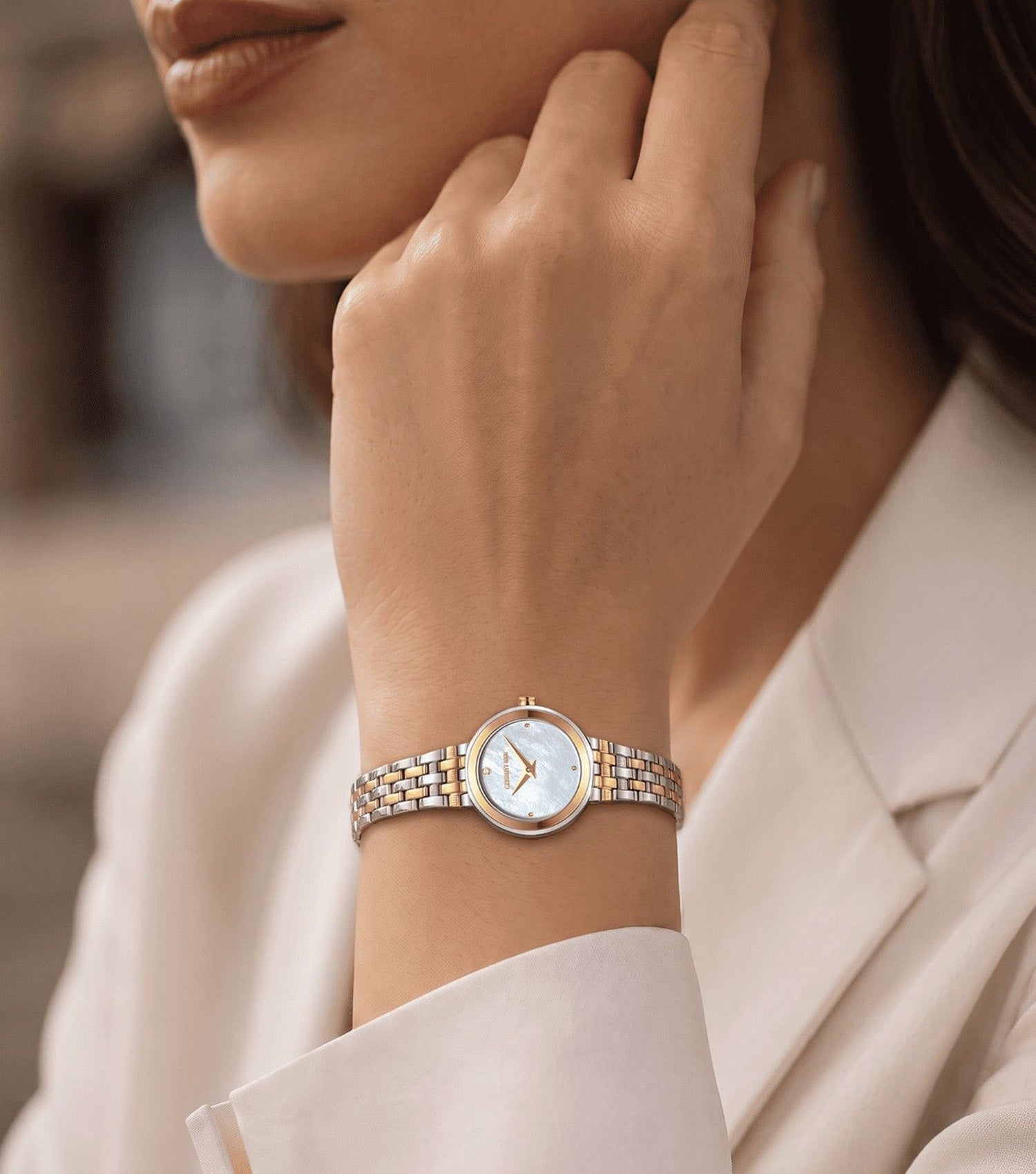 Cerruti 1881 Lusia White Dial Women Watch