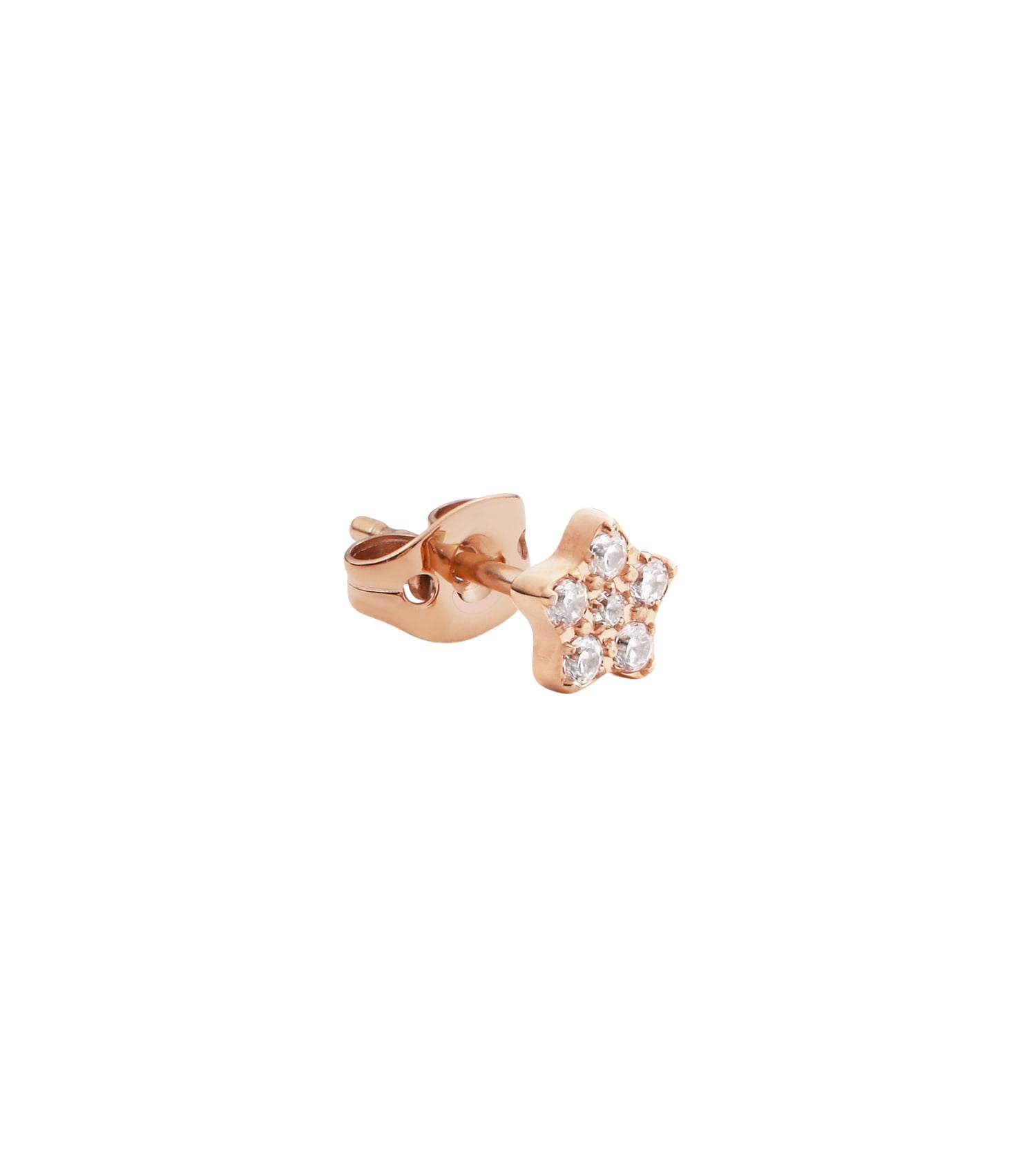 Micro Crystal Star Earring RG