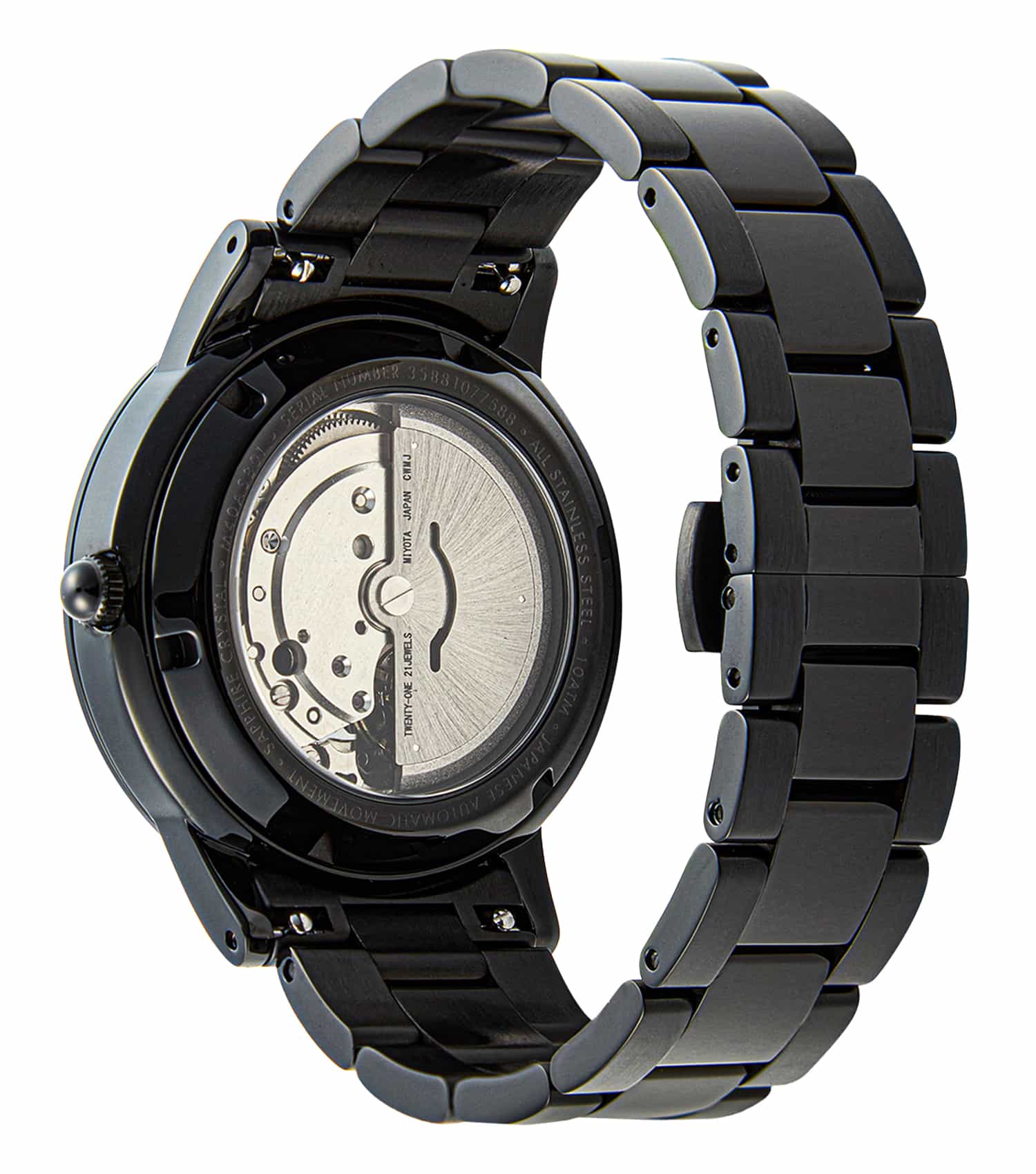 Iconic Automatic 40 Link B Black EDIT by Ahmed Seddiqi
