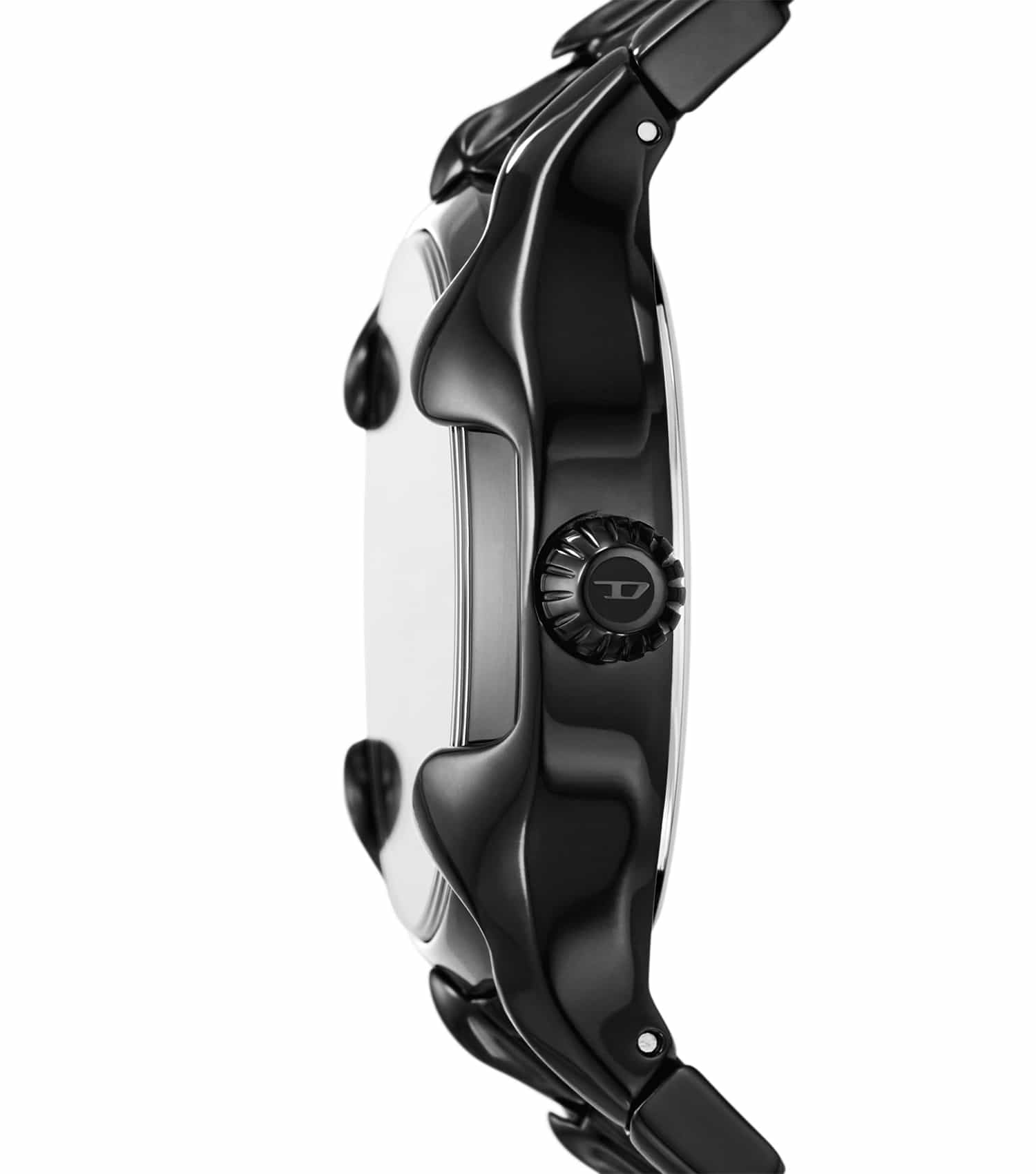 Men Vert Quartz Watch 44mm with Black Strap