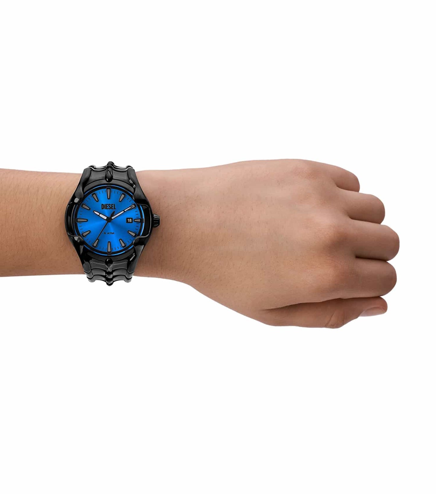 Men Vert Quartz Watch 44mm with Black Strap