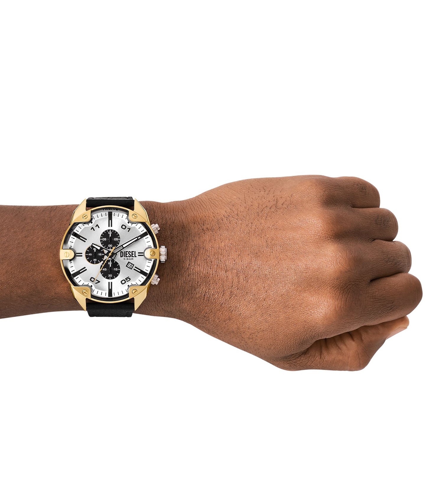 MEN SPIKED Quartz Watch 49MM