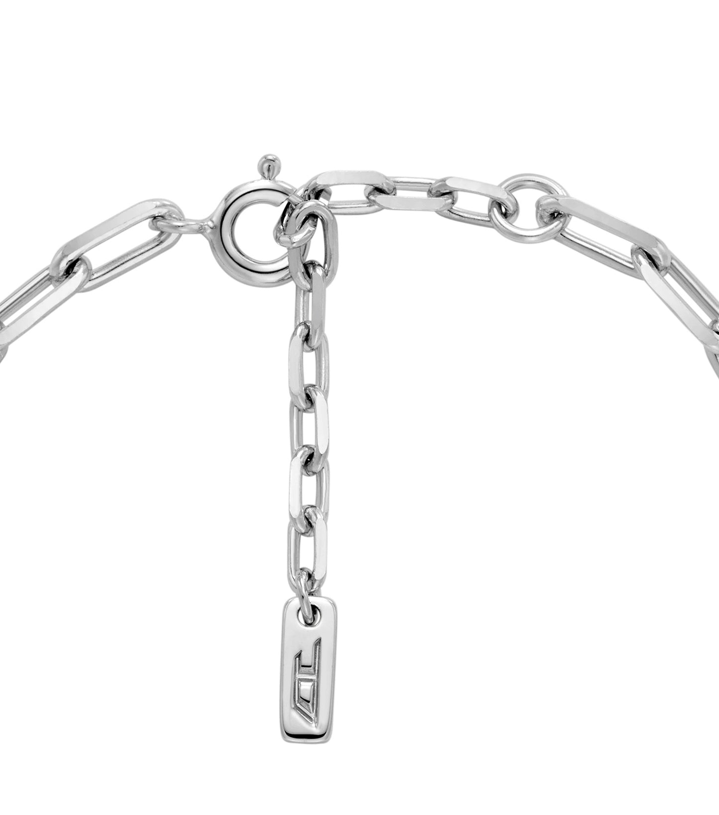 Men D Logo Bracelet Silver Na