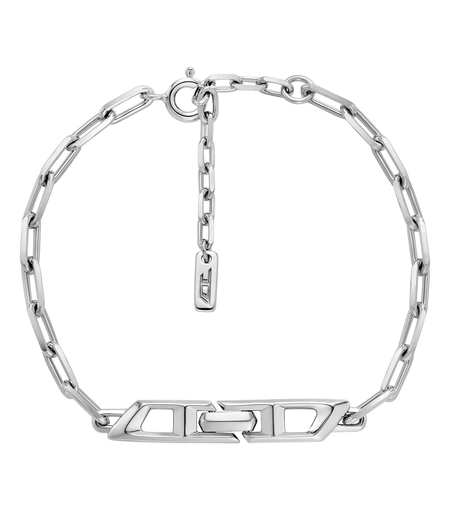 Men D Logo Bracelet Silver Na