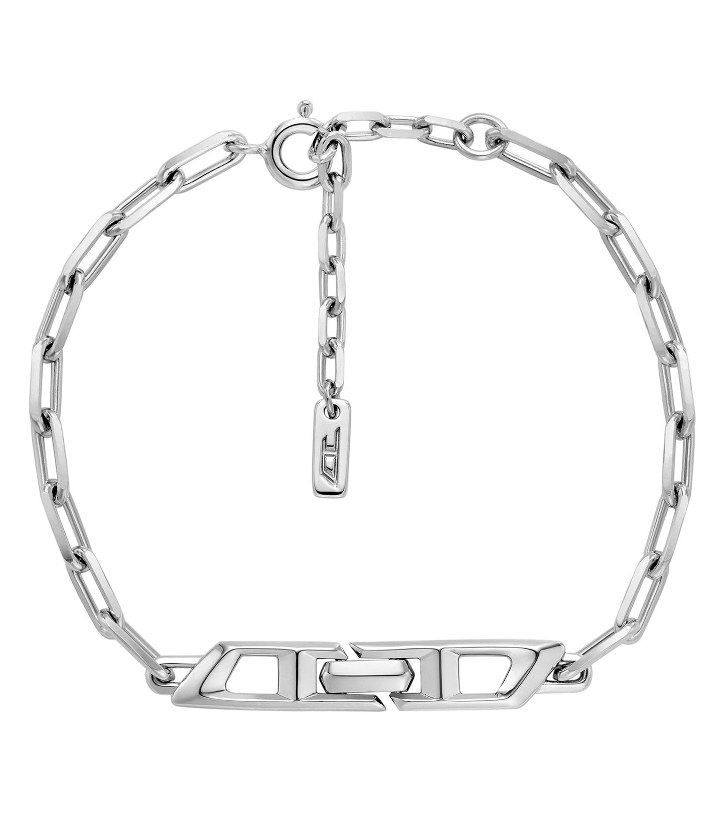 Men D Logo Bracelet Silver Na
