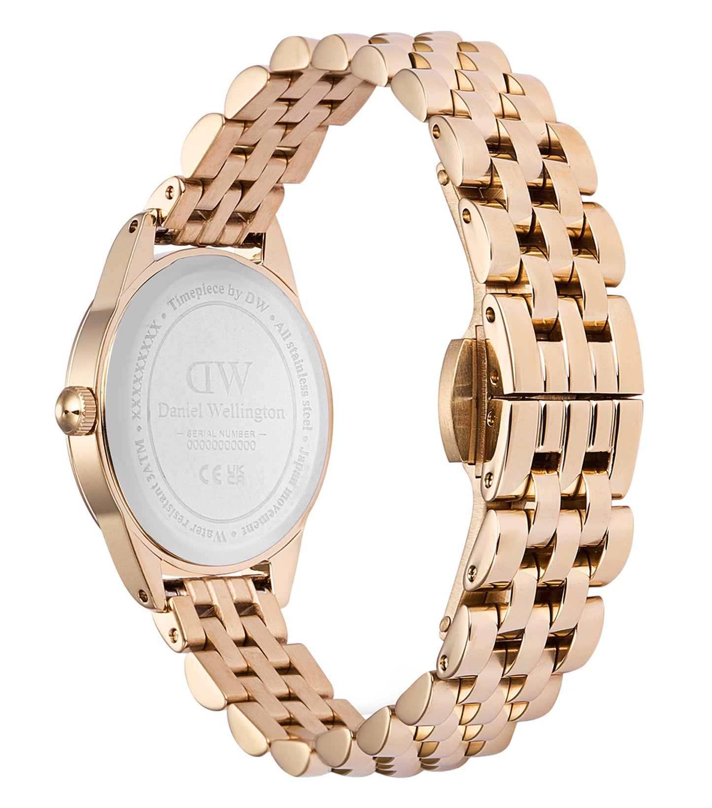 Ophelia Mini Emerald Rose Gold