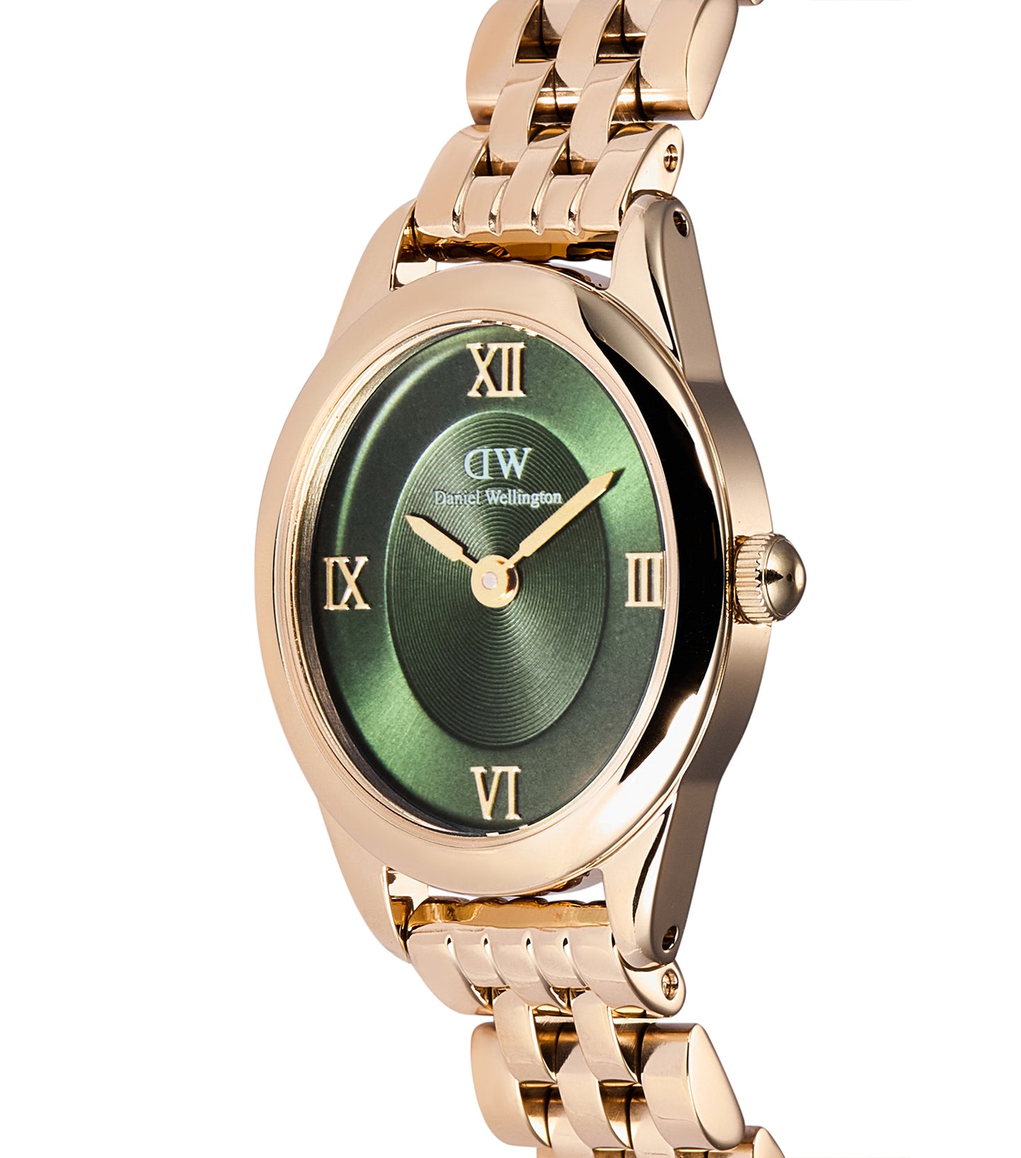 Ophelia Mini Emerald Rose Gold