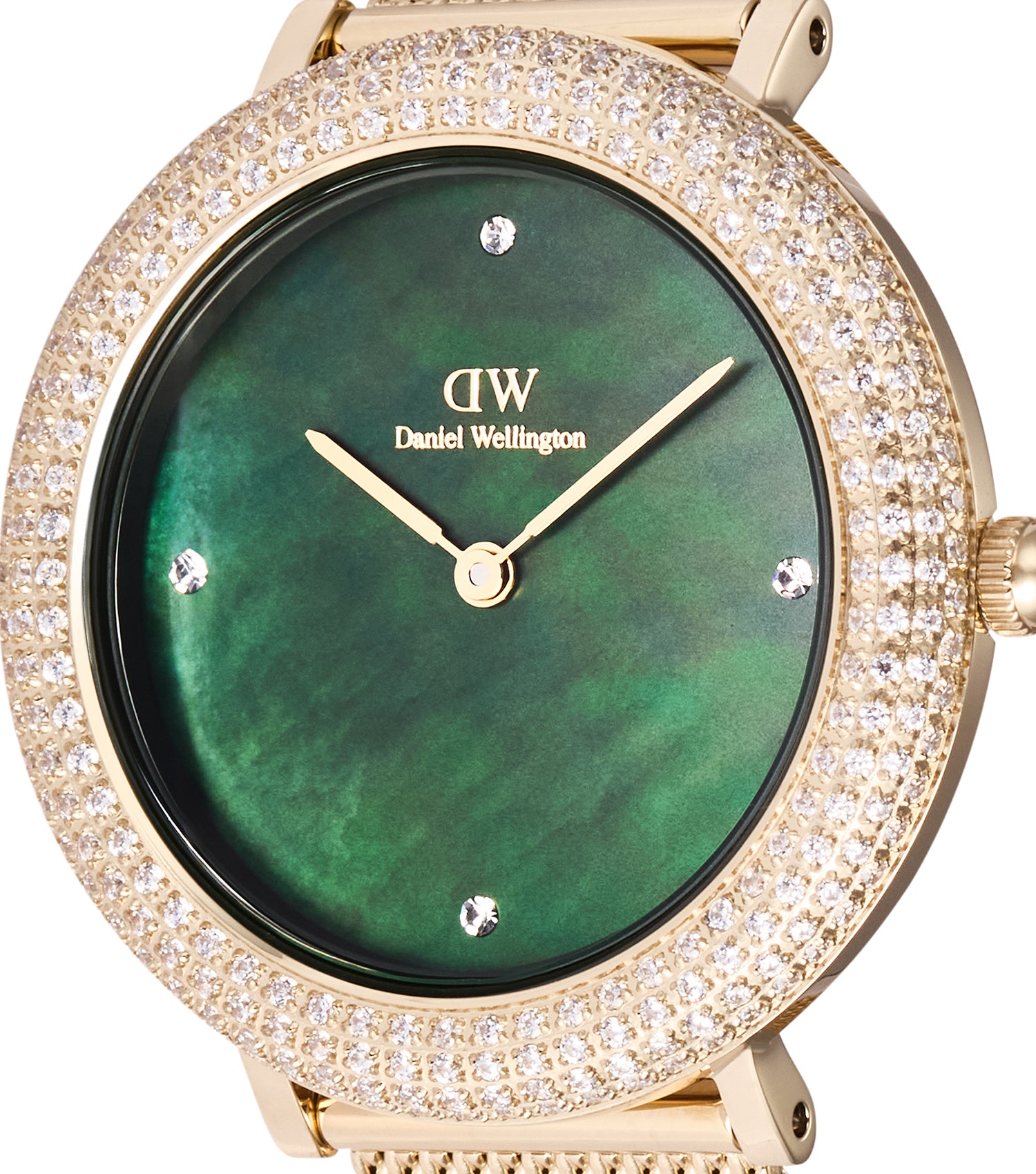 Crystalline Bezel Evergold Green
