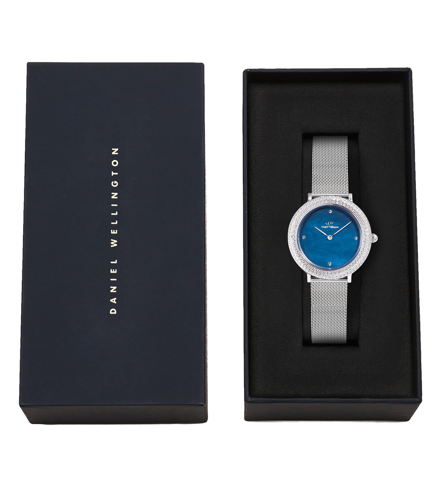 Crystalline Bezel Sterling Blue