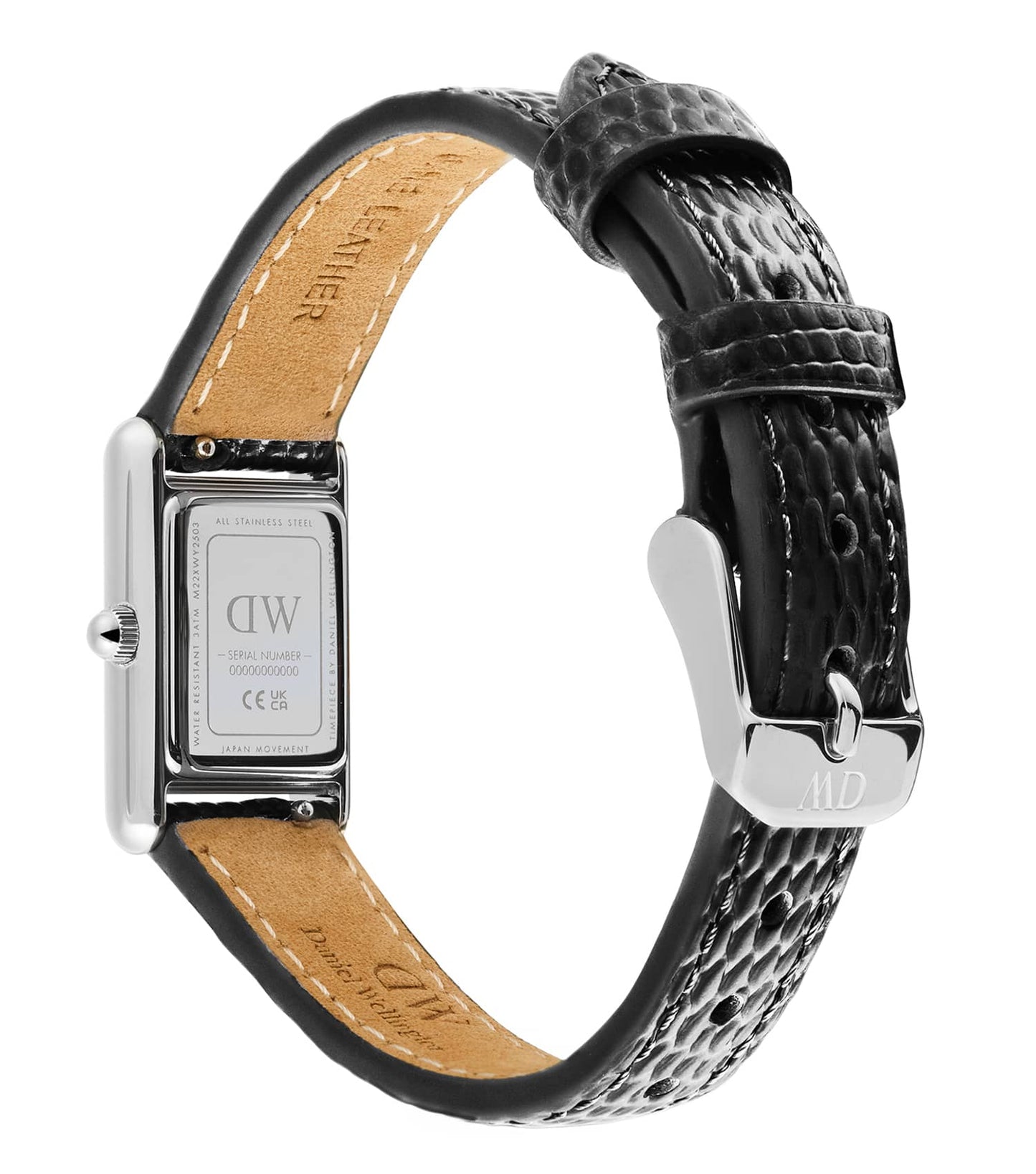 Bound Mini Black Lizard Silver