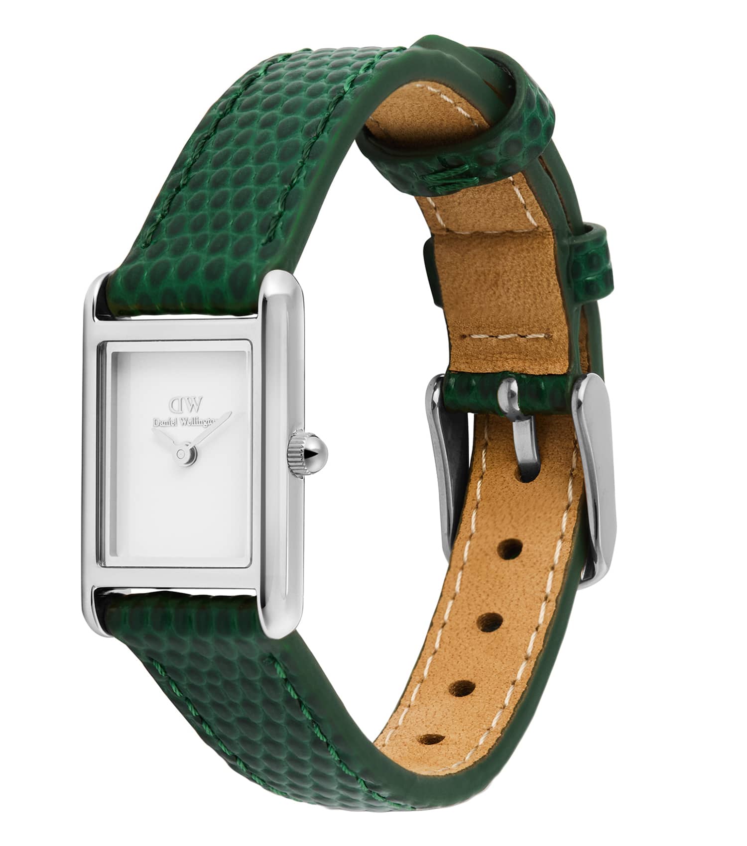 Bound Mini Green Lizard Silver