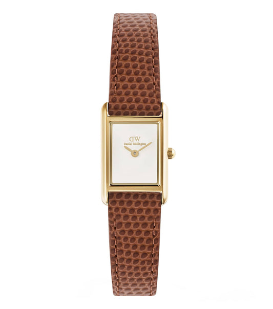 Bound Mini Light Brown Lizard Gold