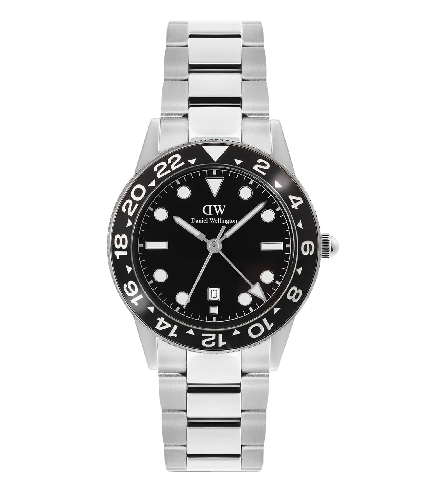 Iconic GMT Link Black Ceramic Bezel Silver