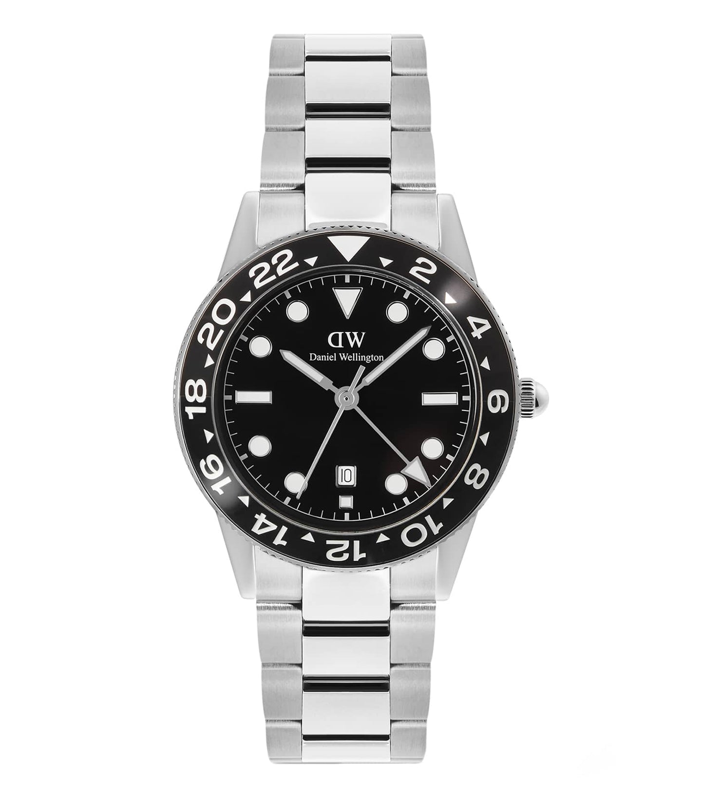 Iconic GMT Link Black Ceramic Bezel Silver