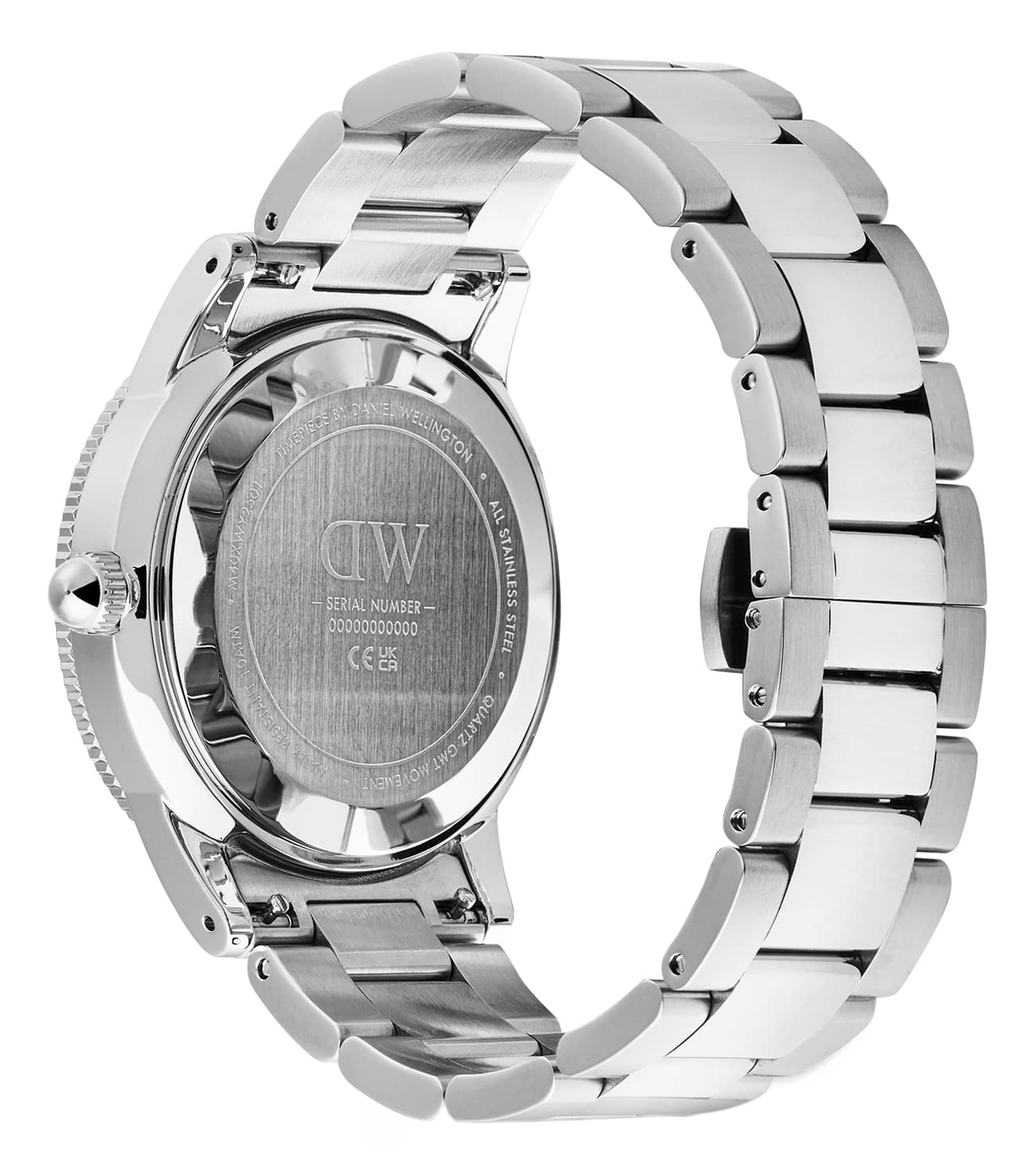 Iconic GMT Link Black Blue Ceramic Bezel Silver