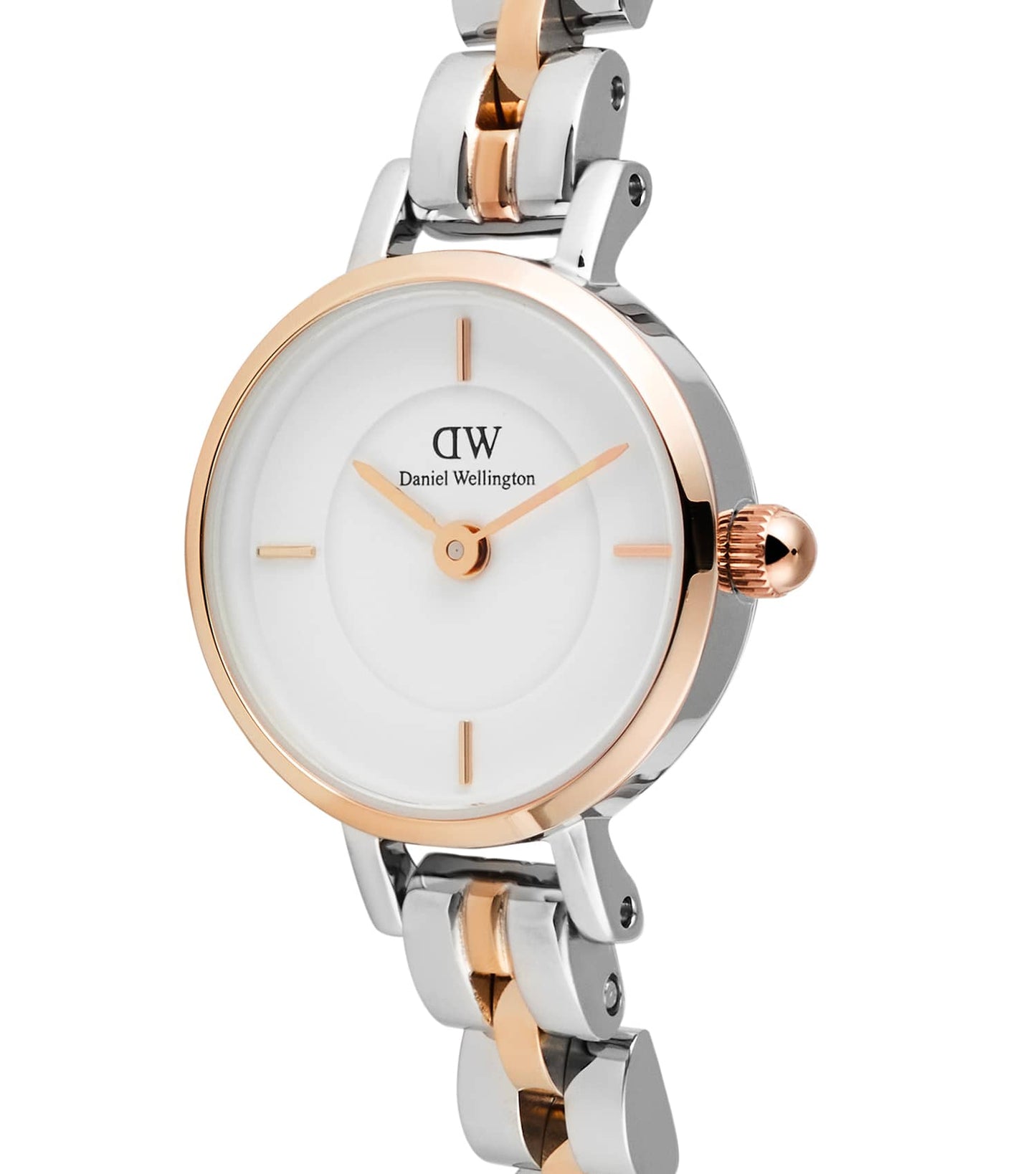 Petite Mini 3-Link Two Tone Rose Gold