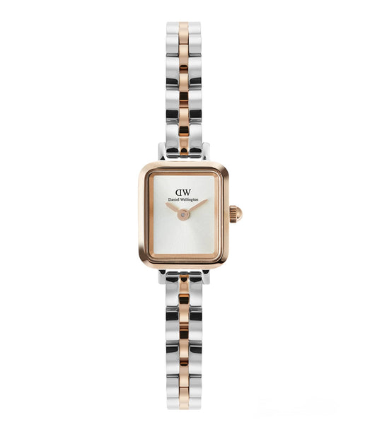 Quadro Mini 3-Link Two Tone Rose Gold