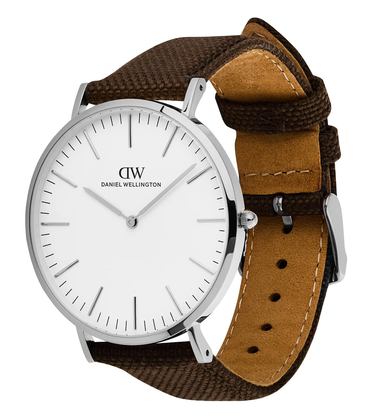 Classic 40 Brown Canvas White S