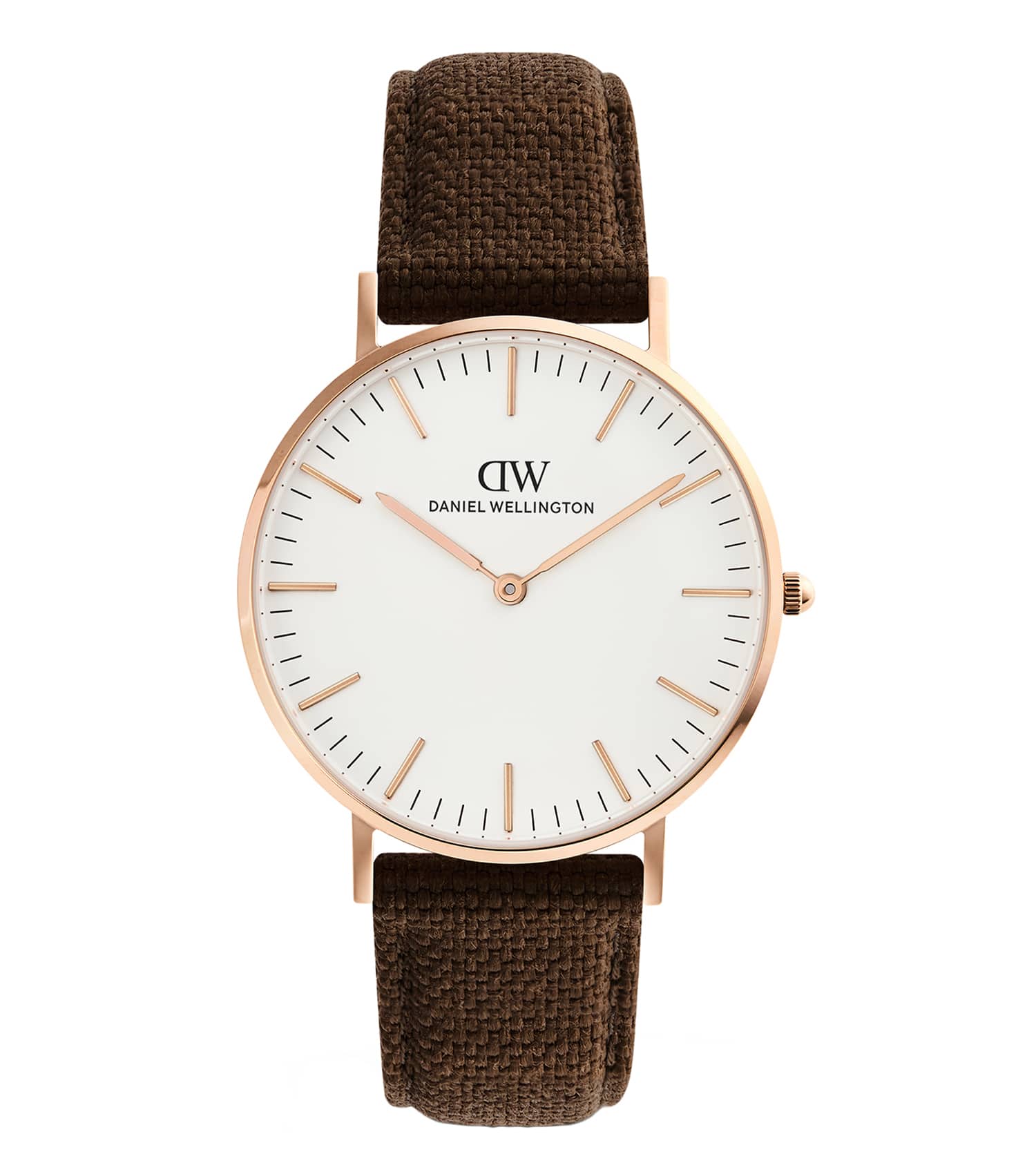 Classic 36 Brown Canvas White Rg