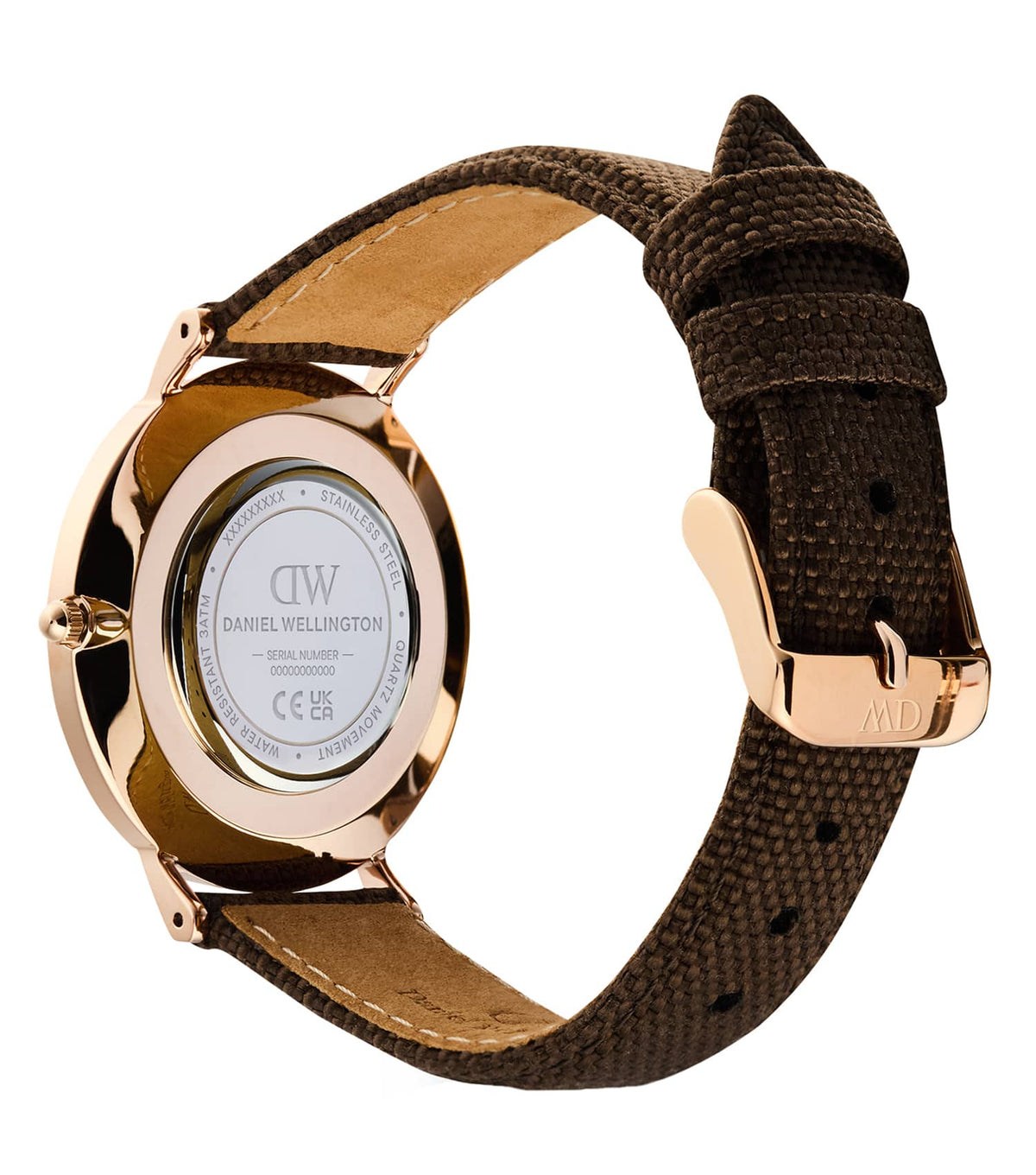 Classic 36 Brown Canvas White Rg