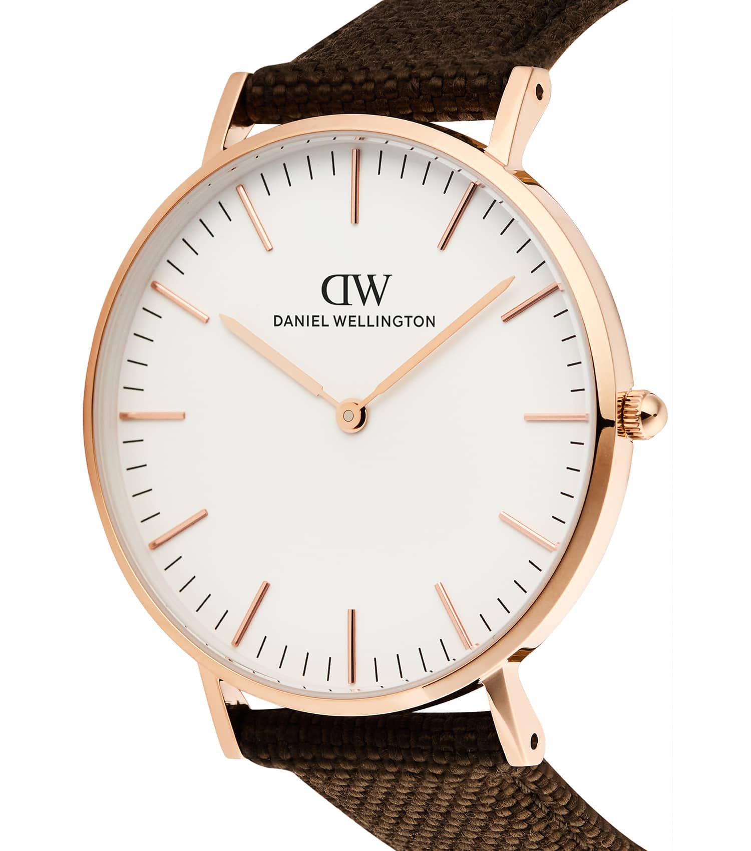 Classic 36 Brown Canvas White Rg
