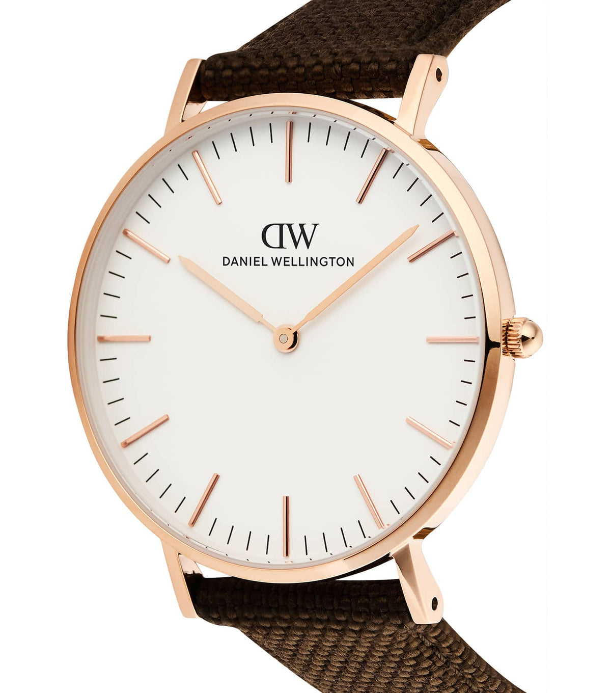 Classic 36 Brown Canvas White Rg