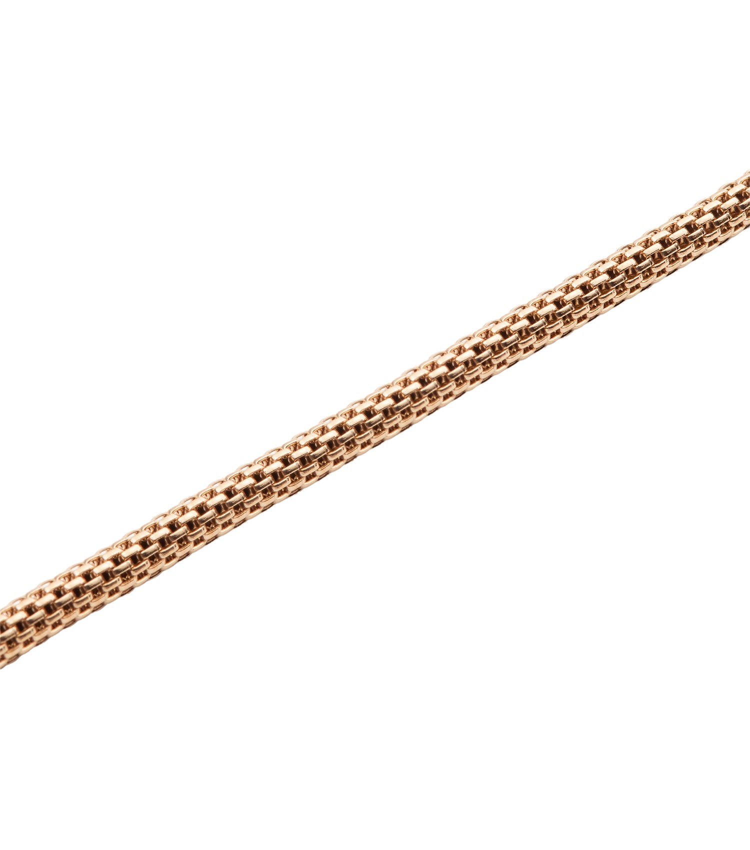 Tide Mesh Necklace Rose Gold 2.8