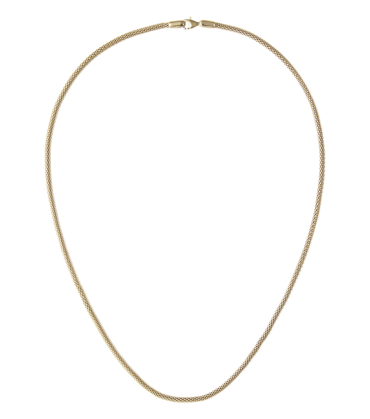 Tide Mesh Necklace Gold 2.8