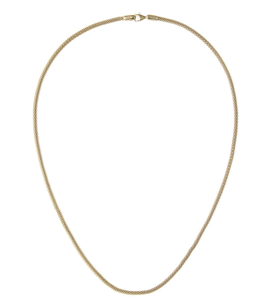 Tide Mesh Necklace Gold 2.8