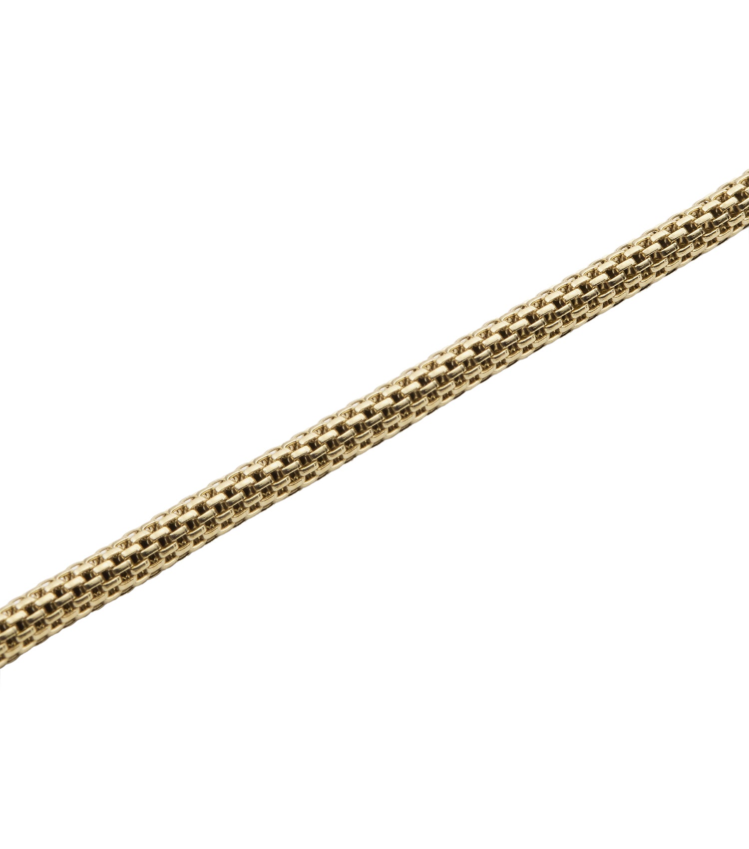 Tide Mesh Necklace Gold 2.8