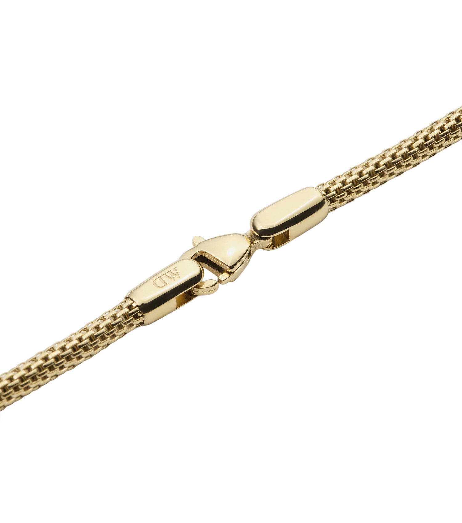 Tide Mesh Necklace Gold 2.8