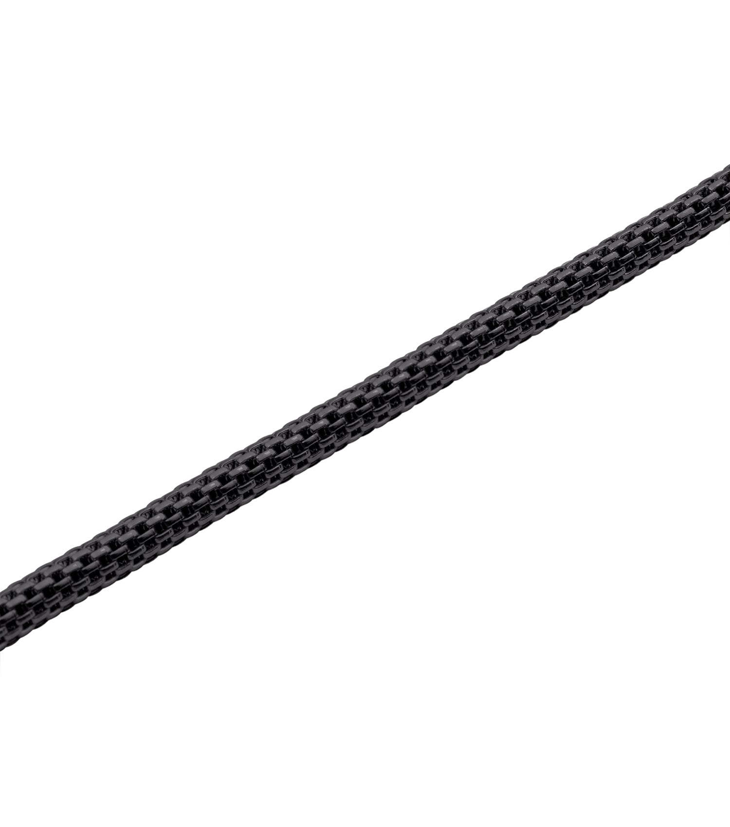 Tide Mesh Necklace Black 2.8